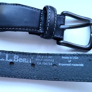 L.L. Bean black belt size 34